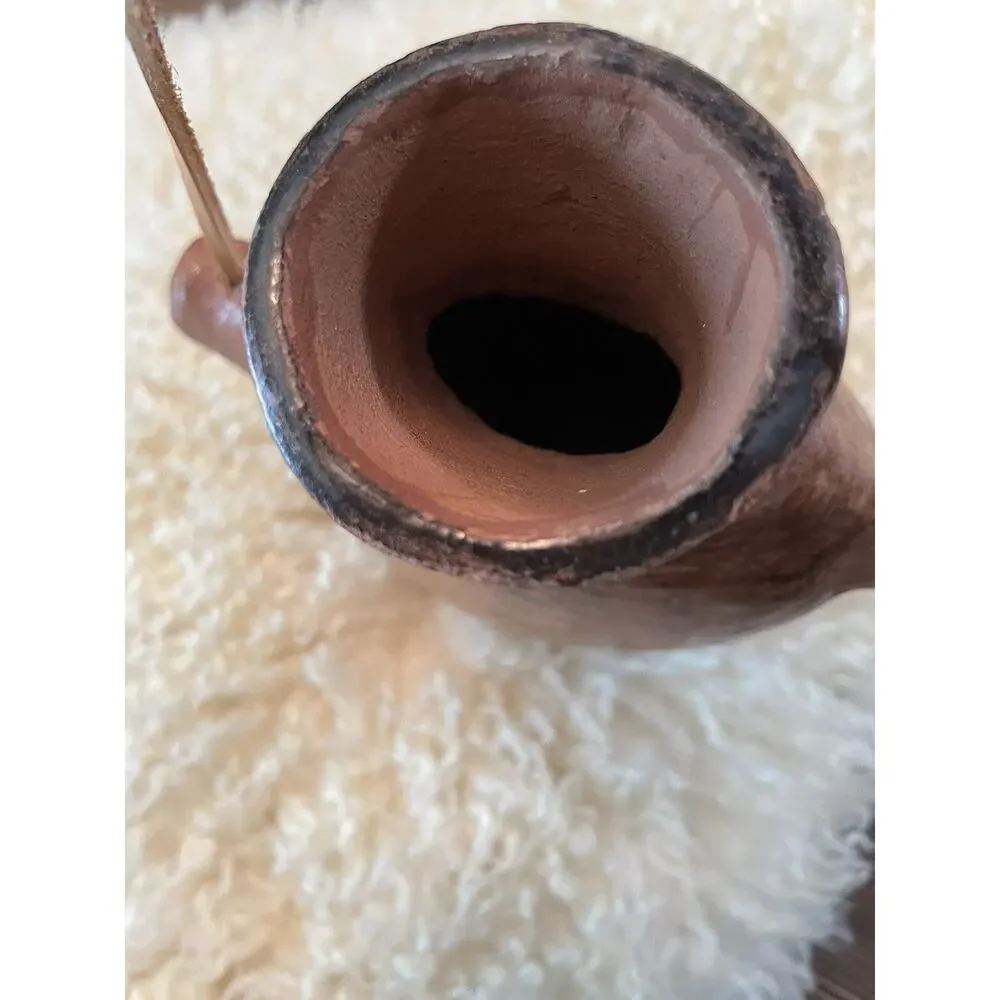 Antique MARICOPA Pottery CANTEEN Tohono O’odham NATIVE AMERICAN. Lena Albert?